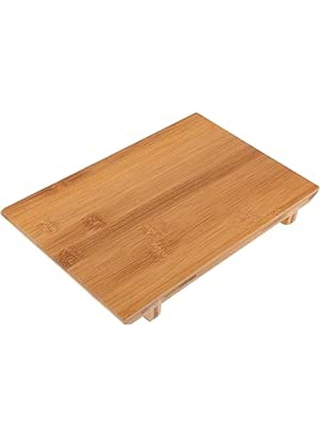 Large Sushi Serving Platter Carbonized Sashimi Tray For Japanese Cuisine Decorative Dish - Image 1