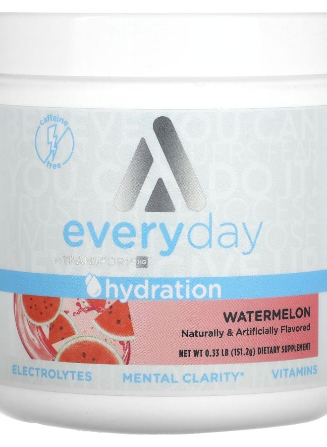 TransformHQ Everyday Hydration Caffeine Free Watermelon 0.33 lb (151.2 g)