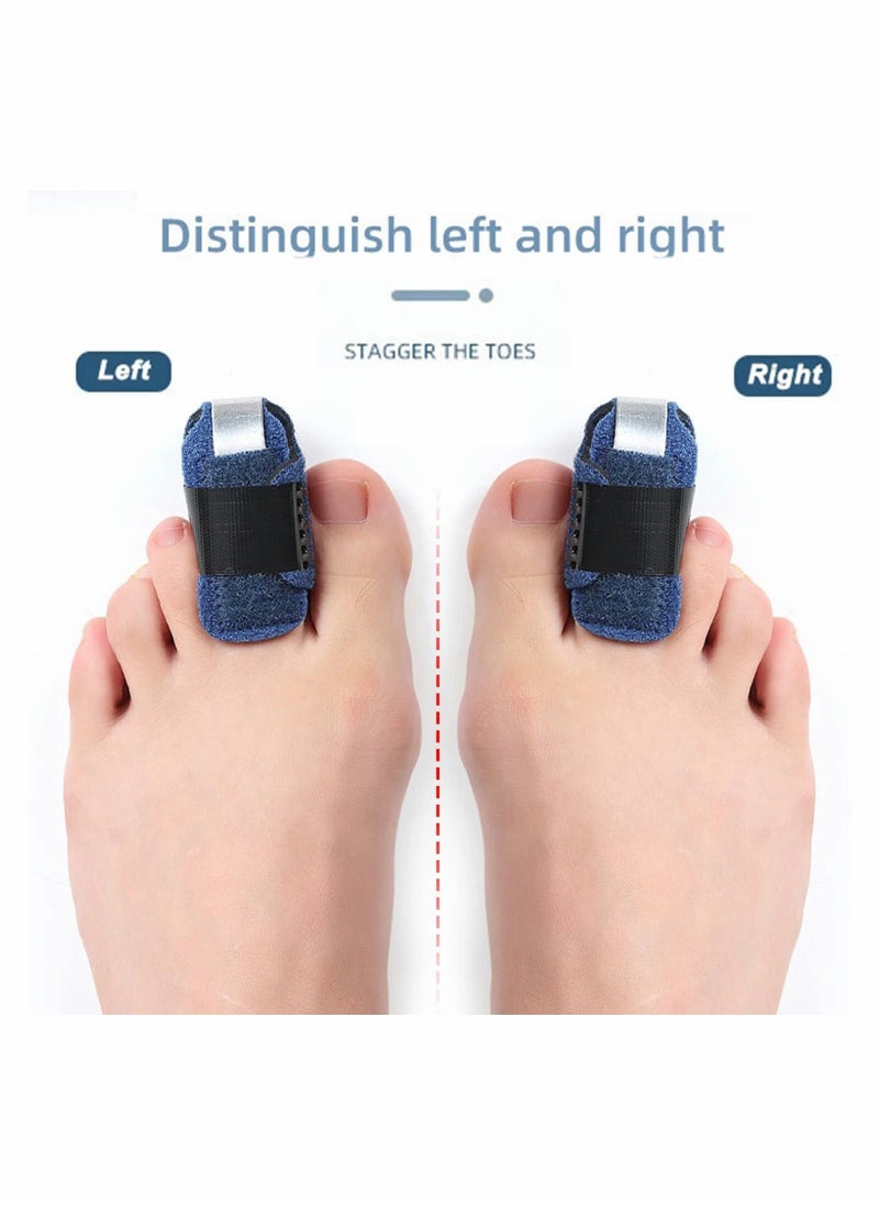 Excefore 1 Pair Toe Splint Toe Corrector Brace, Toe Straightener for Hammer Toe, Crooked Toe, Mallet Toe, Bent Toe, Claw Toe, Toe Wrap to Align and Support Broken Toe, Fits Women and Men(One Size)  - Image 5