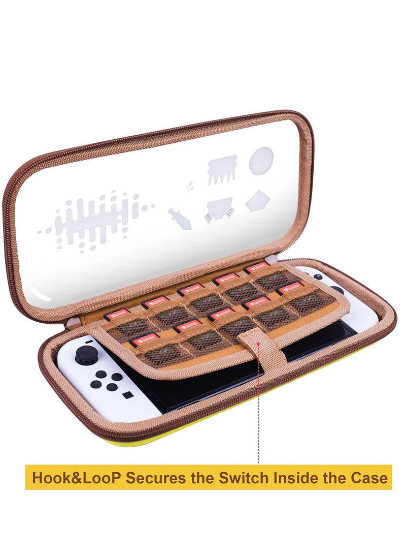 DOBE - Carrying Case for Nintendo Switch/Switch OLED Portable Storage Switch Travel Case with Protective Hard Shell 10 Games Card Slots for Console & Accessories - Image 1