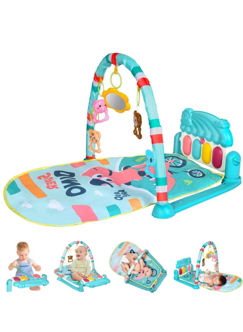 Y&D Baby Play Mat, Large & Learn Infant Gym Toys Piano Activity, Early Development Activity Mat Toy Gift for 0-36 Months Girl Boy - Easy to Disassemble and Washable  - Image 1