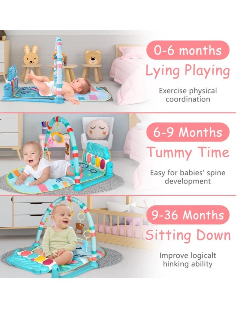 Y&D Baby Play Mat, Large & Learn Infant Gym Toys Piano Activity, Early Development Activity Mat Toy Gift for 0-36 Months Girl Boy - Easy to Disassemble and Washable  - Image 5