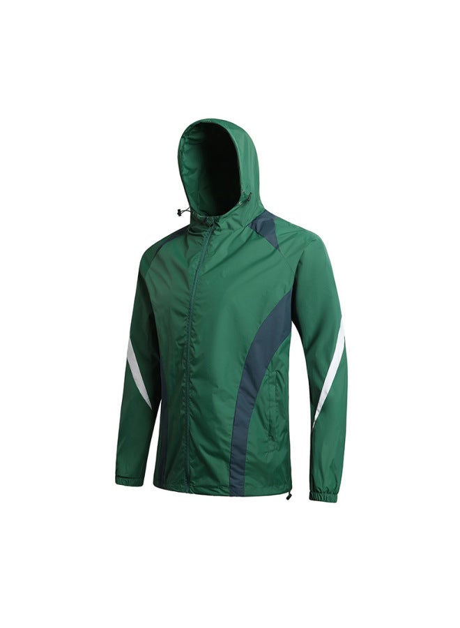 Autumn Winter Sports Hooded Running Windbreaker Waterproof Casual Jacket