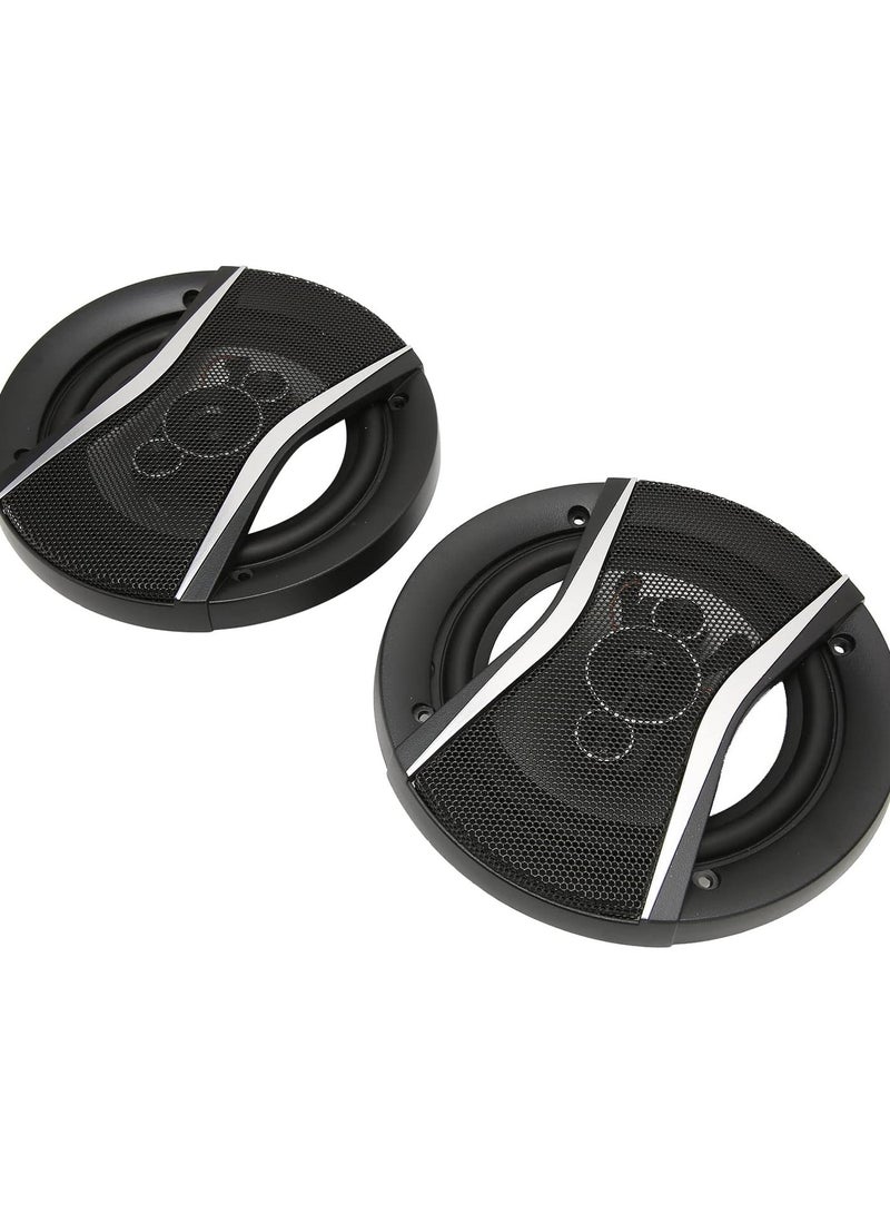 100Miles 100 Miles Coaxial Flush Mount Music Speaker 2 Pcs Set Car Speaker 3-Way Speaker 48W/800W Speaker 6x9" - Image 3