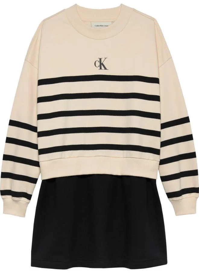 Calvin Klein Jeans Kids Relaxed Terry Dress