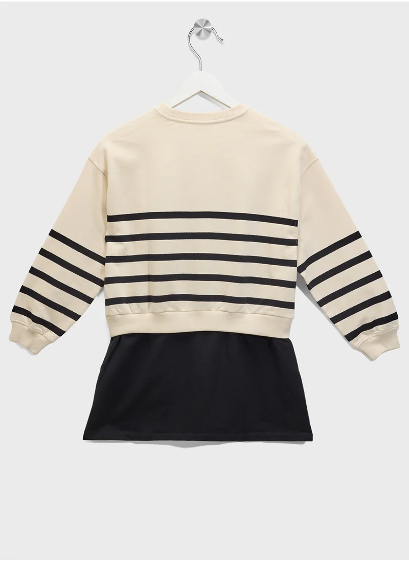 Calvin Klein Jeans Kids Relaxed Terry Dress