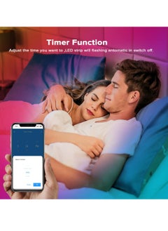 SYOSI Bluetooth SP611E Sync Music Controller Timer Mode with Dual Signal Output 600pixels/port for LED Module Pixel Strip Light APP/3Key Button/IR Remote Control  - Image 3