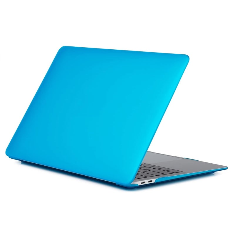 GIOIA BAZAAR Case for MacBook, Plastic Hard Shell Case Cover Compatible with MacBook Air 13 inch(2020 2019 2018 Release) M1 A2337 A2179 A1932 with Retina Display & Touch id (Matte Light Blue) - Image 1