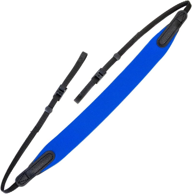 OP/TECH USA E-Z Comfort Neoprene Neck Strap - Lightweight, Padded, Adjustable Strap for DSLR, Mirrorless & Binoculars (Ocean Blue) - Made in USA - Image 1