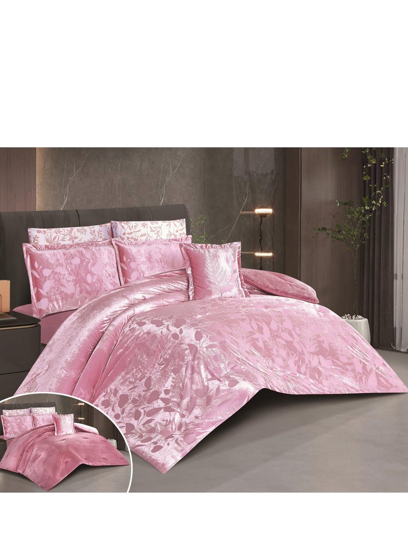 MARK Winter King Double Bedspread Made of Soft Velvet, Plain Double-Sided Pattern, Size 240*260cm  - Image 1