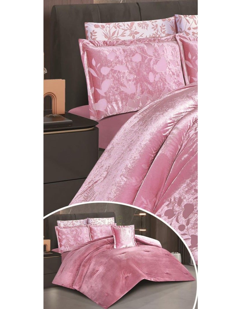 MARK Winter King Double Bedspread Made of Soft Velvet, Plain Double-Sided Pattern, Size 240*260cm  - Image 2