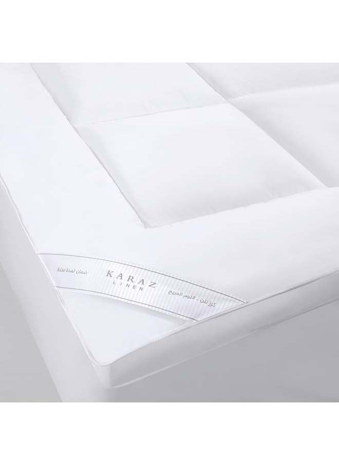 KARAZ LINEN Mattress Toppers Cotton felt 200x120 With Thickness 30 cm Twin size  - Image 3