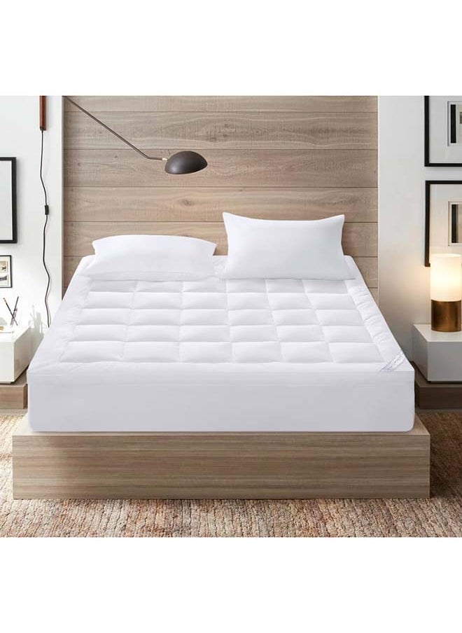 KARAZ LINEN Mattress Toppers Cotton felt 200x120 With Thickness 30 cm Twin size  - Image 1