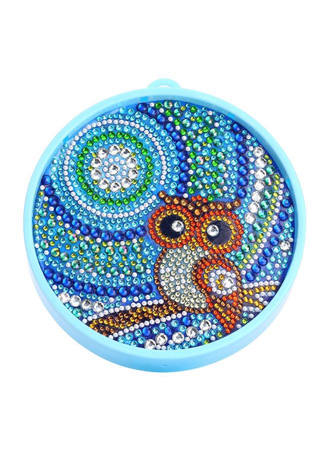 نيبمينينت لوحة فنية مزينة بالتطريز الماسي خماسي الأبعاد مزودة بمصباح LED ليلي أزرق/أحمر/أخضر 16سم - Image 1