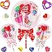 Deerher Valentines Day Gifts for Kids 28 Pack Giant Colorful Stationery Set with Valentines Cards for School Classroom Class Party Favor Valentine Gift Exchange for Boys Girls Toddler - Image 2