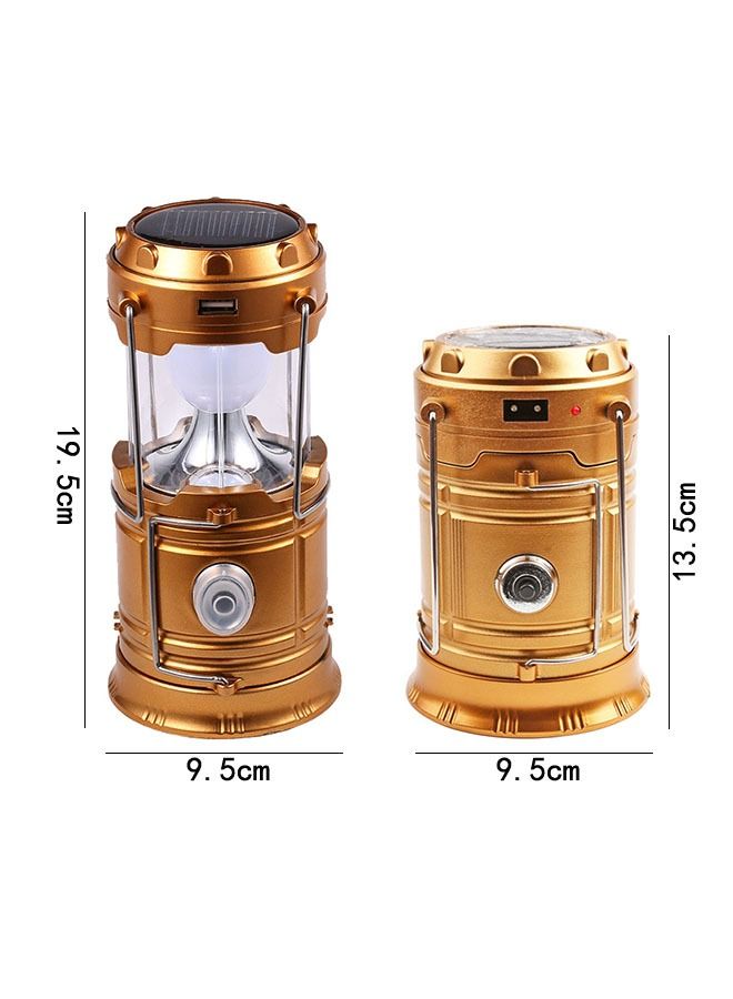 ZCM-HAPPY LED Outdoor Camping Light Rechargeable Solar - Image 3