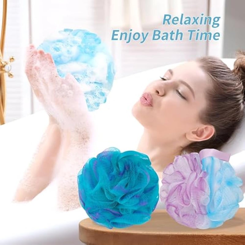 Gentle Exfoliator - Premium Bath Sponges for a Spa-Like Experience at Home, Ideal for All Skin Types, Available in Various Colors - Image 4