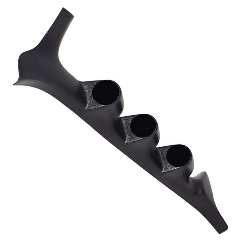 GlowShift Black Triple Pillar Gauge Pod Compatible with Ford FSeries F250 F350 Power Stroke 19921997 ABS Plastic Mounts 3 2116 52mm Gauges