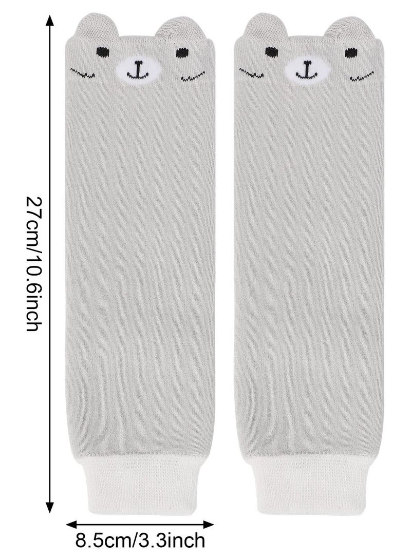 Y&D Toddler Baby Leg Warmers, Cute Animal Pattern Long Legwarmers Knee Socks Protector Sleeves for Kids Toddlers Girl and Boy 0-5 Years, Best Infant Gift, One Size, Pack of 4  - Image 3