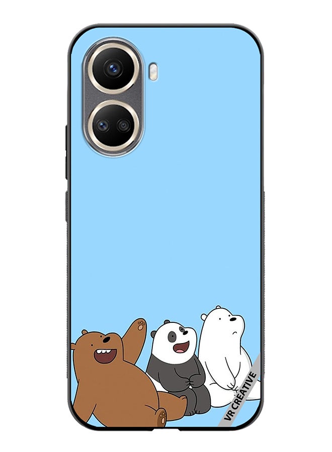 VR CREATIVE Protective Case Cover For Huawei Nova 10 SE 3 Cute Teddy Design Multicolour - Image 1