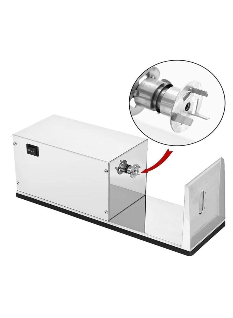 TIGER Stainless Steel Manual Spiral Potato Chips Slicer – Tornado Potato Cutter with Vegetable Slicer for Kitchen – Lightweight & Versatile Spiralizer for Potatoes, Carrots, Zucchini – Easy to Use, Durable - Image 4