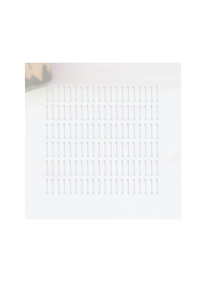 klarako 200pcs Bar Links 2 Hole Stick Strip Earrings Connector Rod Charms for Bracelet Necklace Jewelry Making Findings Supplies 15mm  - Image 5