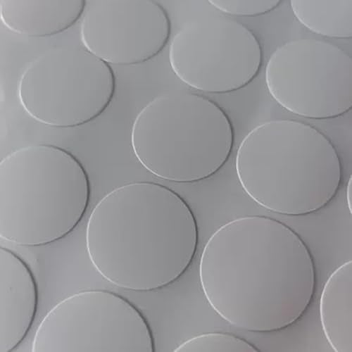 ZAAWUUT Adhesive Screw Hole Cover Stickers PVC Cover Caps for Wood Furniture Cabinet Shelf Wardrobe Desk,3 Sheets in 3 Sizes- 0.6",0.8",1.2",White - Image 3