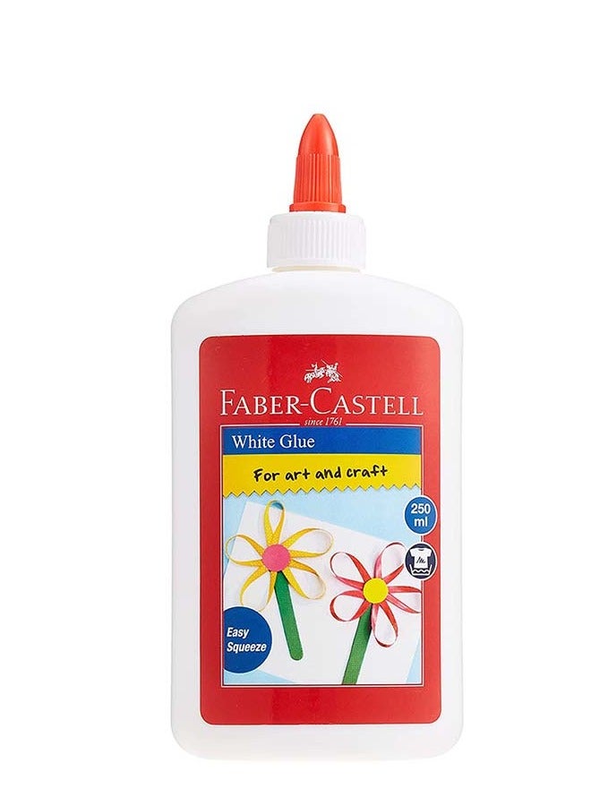 FABER-CASTELL 2-Piece White Glue For Art And Craft 250ml Bottle - Image 2