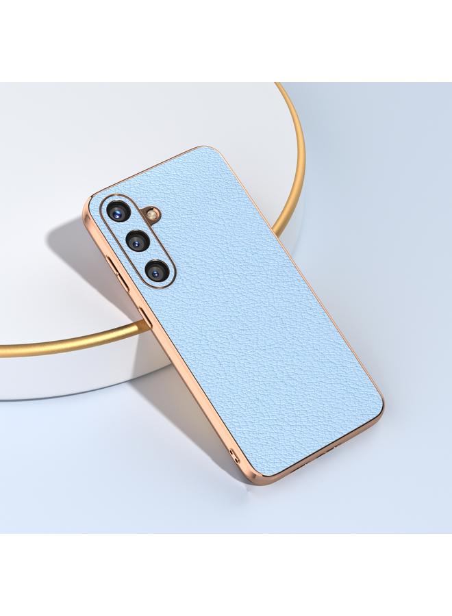 اس-توب جراب لهاتف Samsung Galaxy S24+ 5G، مصنوع من الجلد الطبيعي بطلاء نانوي، سلسلة Wave - Image 4