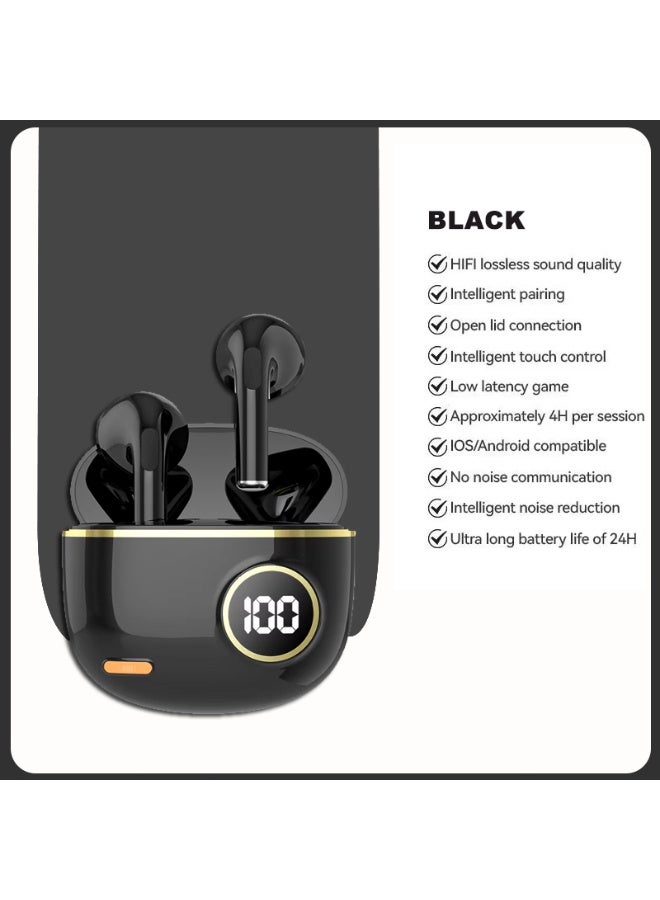 Wireless Bluetooth Headphone S190, an in-ear headset with an LED digital display, suitable for daily use - Image 1