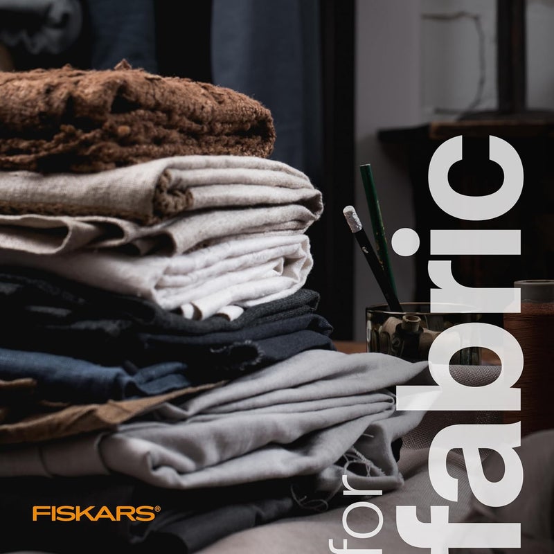 Fiskars مقص فيسكارس ميكروتيب بمساعدة الربيع لقص دقيق بشفرات من الفولاذ المقاوم للصدأ ومقبض مريح لقص التفاصيل في أدوات الخياطة والفنون والحرف - Image 5