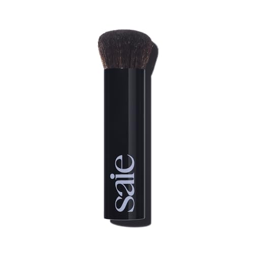 Saie Saie The Base Brush - Ultra-Soft Foundation Brush for Liquid Makeup - Dense Complexion + Blending Brush with Cruelty-Free, Synthetic Bristles (1 Count) 