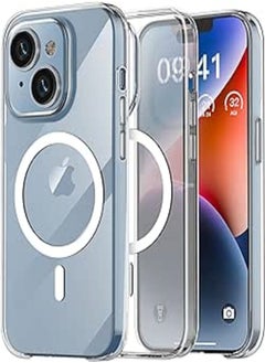 AICase AICase Crystal Clear iPhone 14 Magnetic Case Compatible with MagSafe[Not Yellowing] Transparent Slim Shockproof Protective Phone Case 6.1 inch 2022 