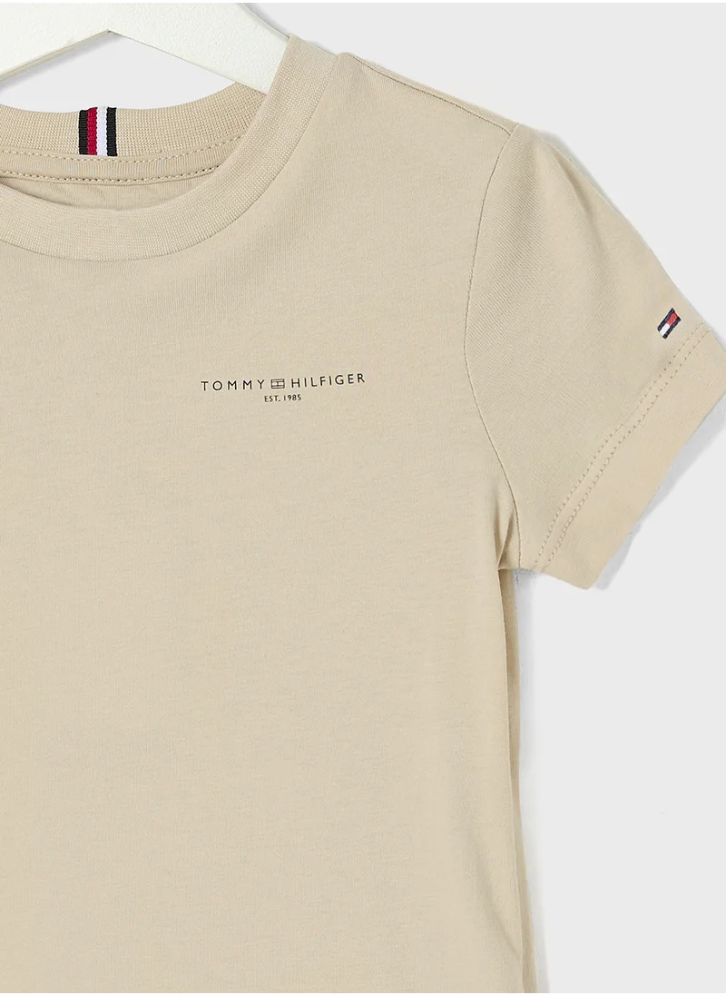 تومي هيلفيغر Kids Mini Croped Logo T-Shirt