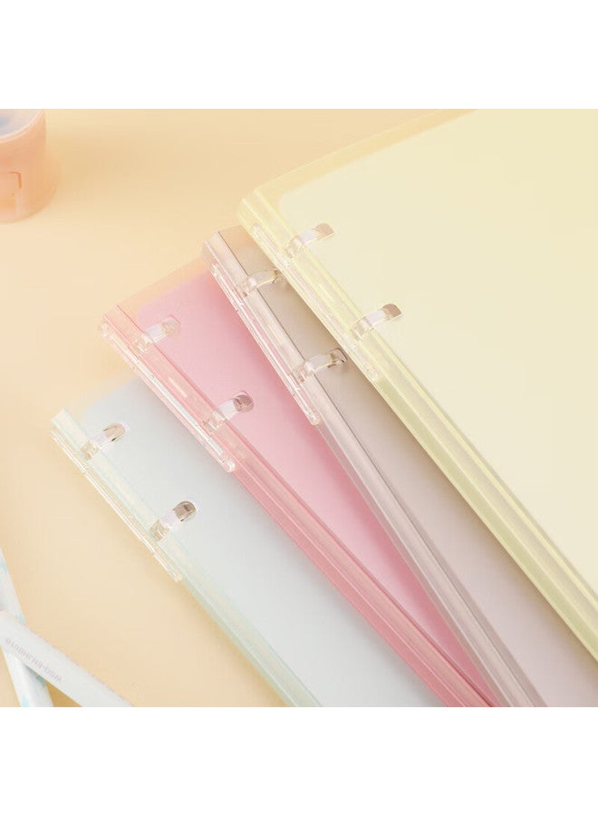 Kokuyo B5 Notebook Campus Ultra-Thin Four-Ring Loose-Leaf Notebook, 10 Sheets 8Mm Ruled Inner Pages, Light Gray, 1 Book, Wcn-Cbn111Lm - Image 3