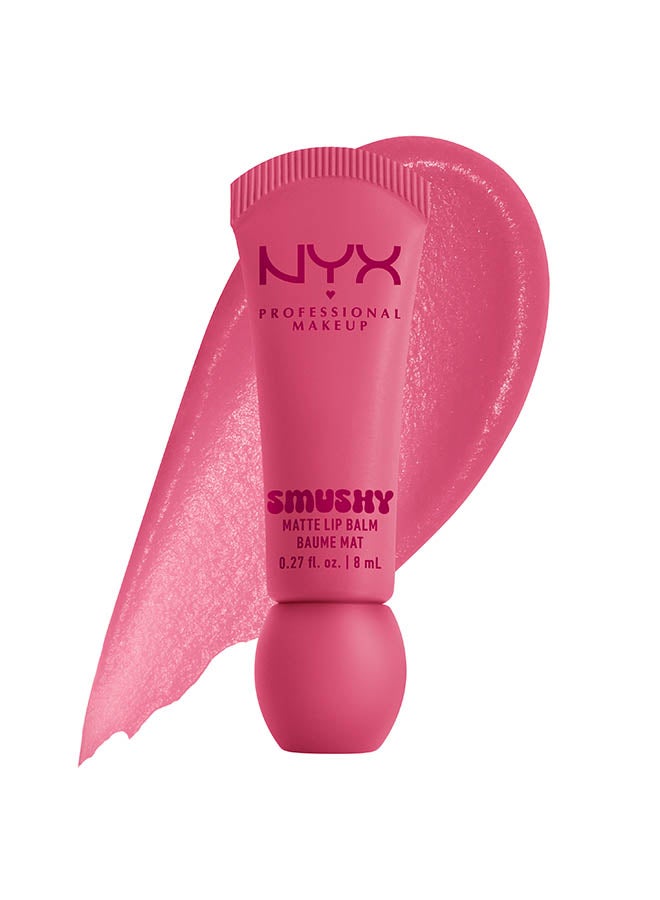 NYX PROFESSIONAL MAKEUP Smushy Matte Lip Balm, Soft Diffused Color, Matte Finish  - Image 1