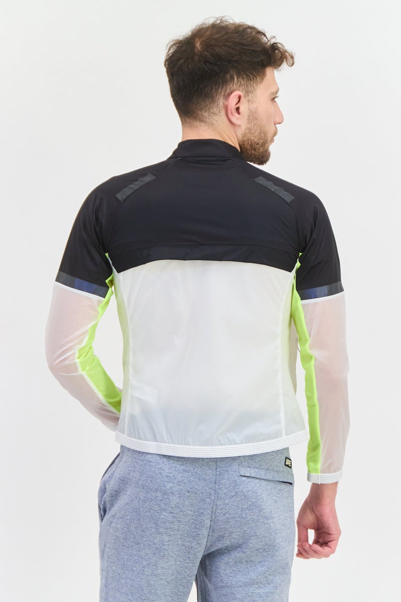 Brooks جاكيت رياضي للرجال بأكمام طويلة مناسب للخارج، أسود - Image 3