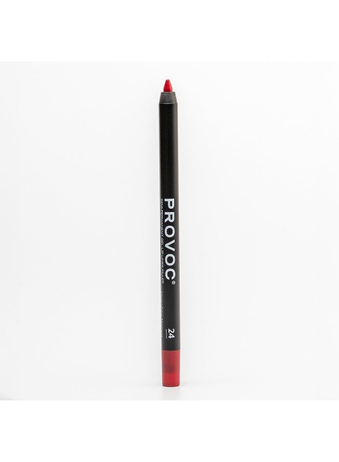 PROVOC SEMI-PERMANENT Gel Lip Liner Filler WP 24 Heat Of The Moment - Image 3