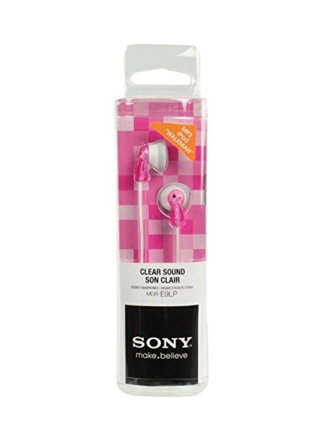 سوني MDR-E9LPP In-Ear Headphones Pink - Image 4
