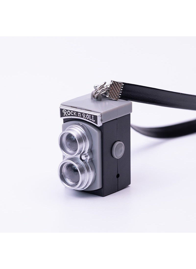 Generic - 2024 Flashing Camera Doll House Keychain 034 retro camera - Image 1
