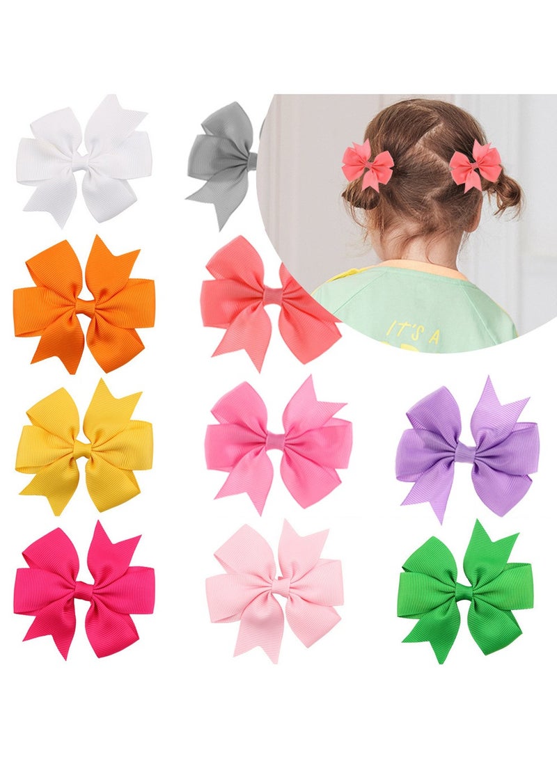 30 pieces of girl bow hairpins of different colors, rich in colors, meet the needs of different styles and occasions, suitable for a variety of hairstyles, is an indispensable accessory for girls. - Image 5