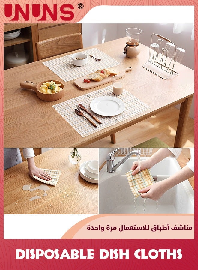 UNUNS Cleaning Towels,A Box of 30 Pcs,Disposable Dish Cloths,Nonstick Fiber Reusable Handy Cleaning Wipes For Kitchen Cleaning Cloth Wiping Rags Placemats Absorbent Dry Quickly - Image 5
