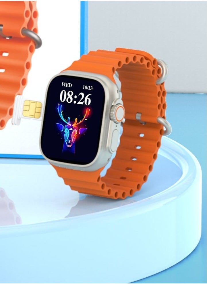 modio - Smart Watch ST11 – 4G LTE SIM Card Support, 2.2" HD Display, 64GB Storage, Google Play, Blood Oxygen/Heart Rate Monitor, Bluetooth/Wi-Fi, Unisex Fitness Watch with 3 Straps - Image 1