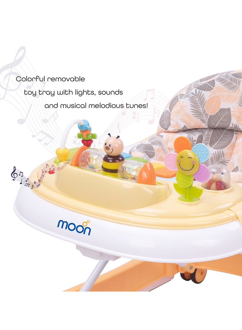 Moon Chase Walker 6 Months To 18 Months Removable Music Box Well Padded Seat Strong Metal Frame - Image 3
