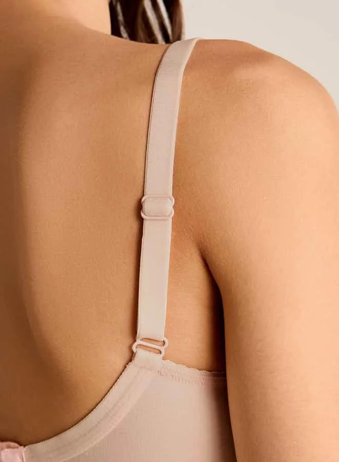 Splash FAV Adjustable Strap Bra with Hook and Eye Closure