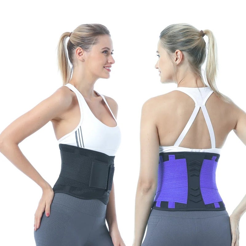 Bluejw Women Men Waist Trainer Belt - Waist Shaper Slimming Body - Abdominal Waist Trimmer Exercise Fitness Support - Image 3