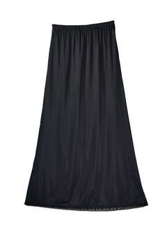 City Rose 3 - Pieces Full Length Soft inner Skirt with Elasticised Waistband and Small Dantel Women Multicolour  - Image 3