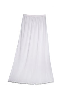 City Rose 3 - Pieces Full Length Soft inner Skirt with Elasticised Waistband and Small Dantel Women Multicolour  - Image 2