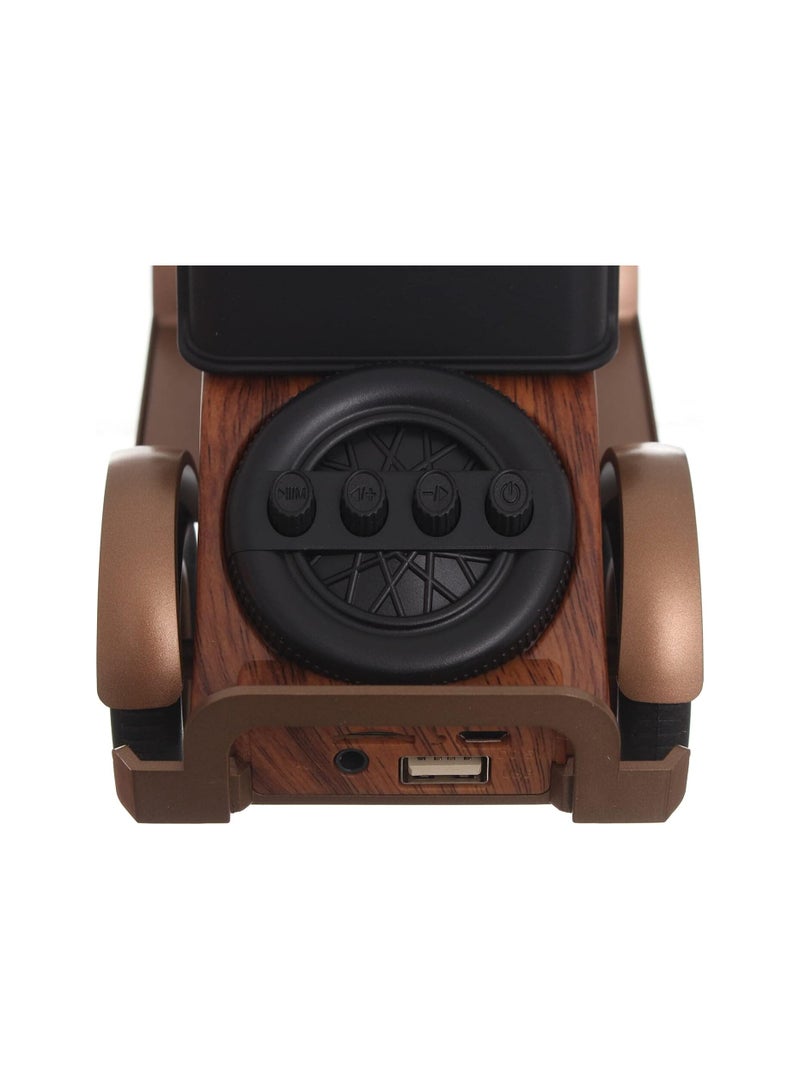 مكبر صوت لاسلكى كلاسيك بتصميم سيارة عتيقة A9 من ميوزيك ابوللو - متعدد الالوان - Image 2