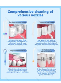 KinseiBeauty 5-Modes Oral Hygiene Oral Irrigator Cordless Floss Water Jet Dental-300 ml  - Image 5